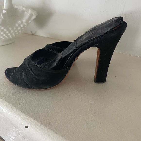 1950’s Black suede springolators - Picture 3 of 5